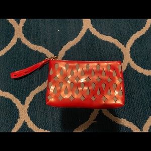 Brand New Sondra Roberts Orange Clutch